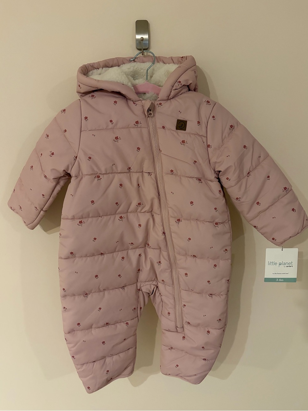Little Planet by Carter's Baby Girl 1-Piece Snowsuit 3-6 Months